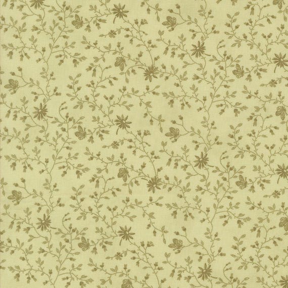 3 Sisters Favorites...Vintage Linens...Meadow Greens...44361 33...Moda Fabrics