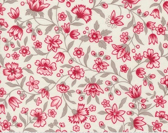 My Summer House Cream 3041 11 designed by Bunny Hill Designs for Moda Fabrics