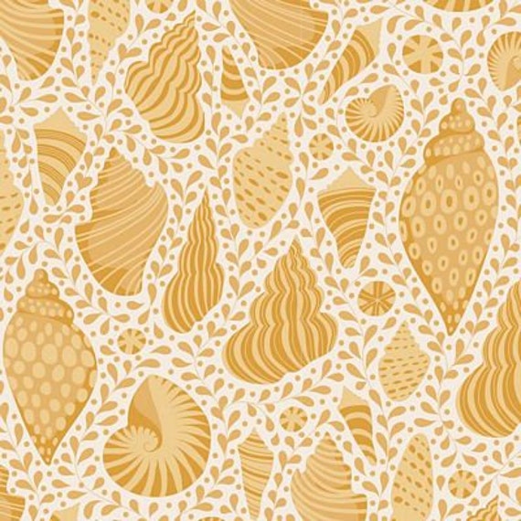 Cotton Beach Collection Beach Shells Blenders Honey TIL110027-V11...a Tilda Collection designed by Tone Finnanger