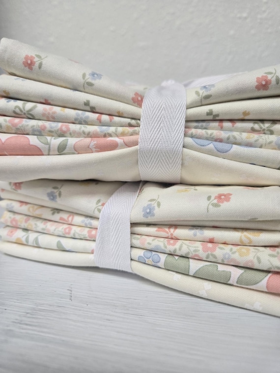 Handmade Sweetness...FQ bundle...Porcelains...Heather Briggs of My Sew Quilty Life...Moda Fabrics...6 prints