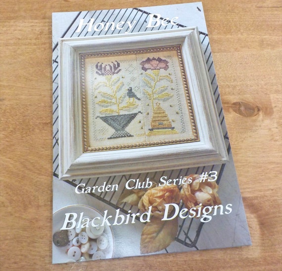 Honey Bee, Garden Club Series #3, by Blackbird Designs...cross-stitch design