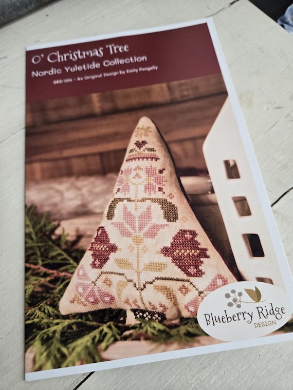 O' Christmas Tree...Nordic Yuletide Collection...Blueberry Ridge Design...cross stitch chart
