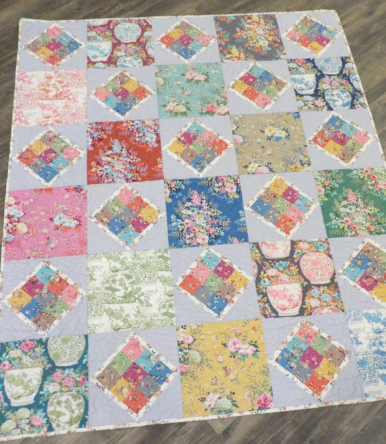 PDF Sugarshack quilt pattern...designed by Mickey Zimmer image 1