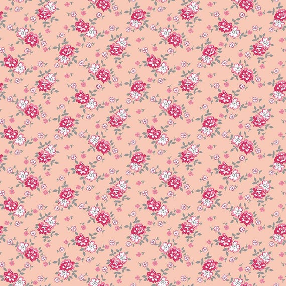 Precious Petites...C15833-CORAL...Gerri Robinson...Riley Blake Designs