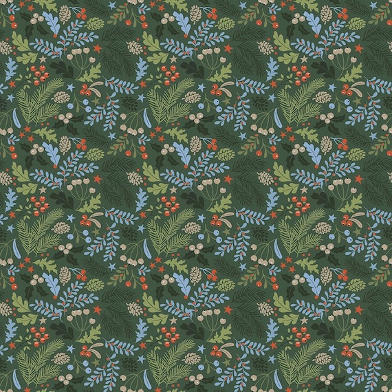 Santa's Tree Farm...C16452 FOREST...Lisa Audit...Riley Blake Designs