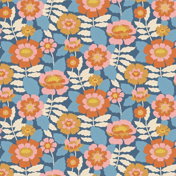 Wallflower...Beverly Blue...a Tilda Collection...Tone Finnanger
