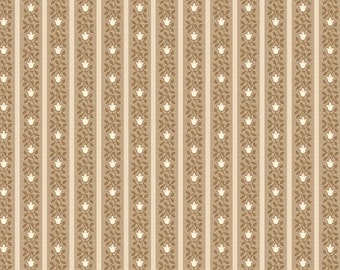 Historical Hennas...Tulips R310809D-BEIGE...Sheryl Johnson...Marcus Fabrics