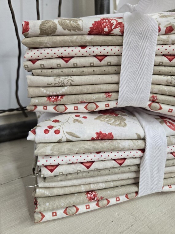 Ridgewood...Low Volume HALF Yards...Minick and Simpson...Moda Fabrics...9 prints