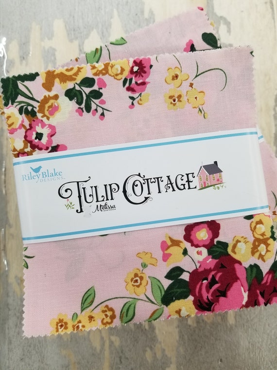 Tulip Cottage 5 inch Stacker designed by Melissa Mortenson for Riley Blake Designs