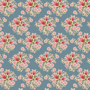 Creating Memories...Summer and Ocean Blues...Lulu Blue TIL130130-V15...Tilda fabrics...Tone Finnanger