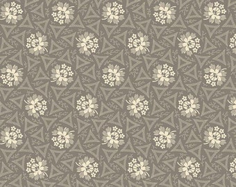 Historical Hennas...Bloom R310808D-GREY...Sheryl Johnson...Marcus Fabrics