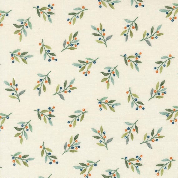 I Love Fall Most of All...Warm White 56144 11...Deb Strain...Moda Fabrics