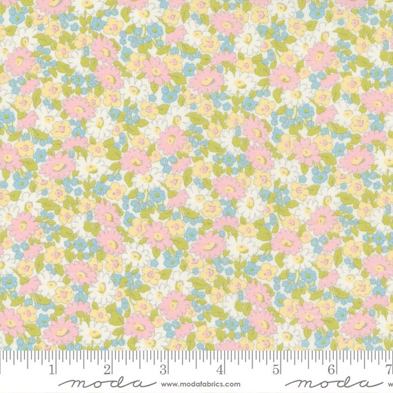 Grace Linen White 18722 12 by Brenda Riddle for Moda Fabrics