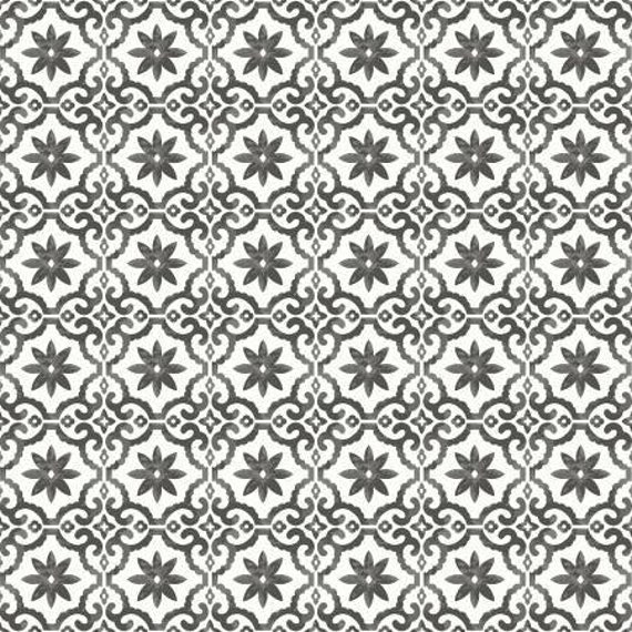 Cottage Farmhouse Fusion 7102S-09 Cream Vintage Farmhouse Tiles designed by Maureen Fiorellini for Studio e Fabrics