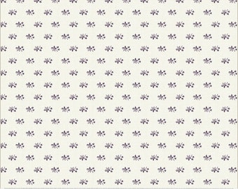Circa: Purple Ditsy Stem Ivory 53952-1-1 by Whistler Studios for Windham Fabrics