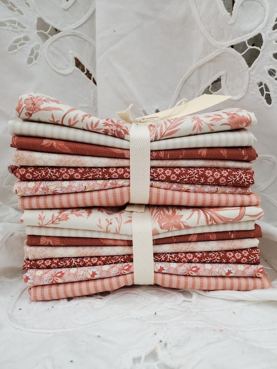 Birdsong...FQ Bundle...Red Finch...Jera Brandvig/Quilting in the Rain...Maywood Studios...7 prints