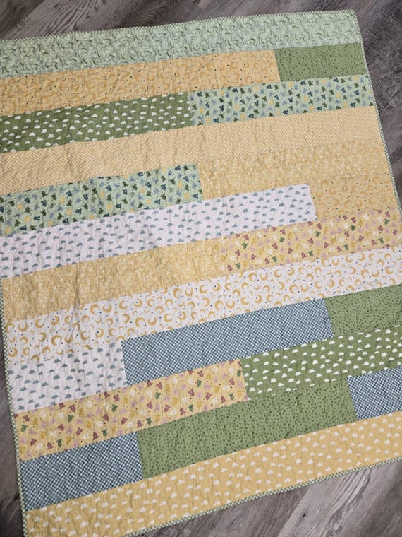 Cozy Bricks quilt kit...designer Mickey Zimmer...beginner...baby