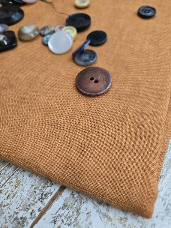 Weeks Dye Works, Tiger's Eye, 32ct, Fat Quarter, 100% linen, cross stitch linen