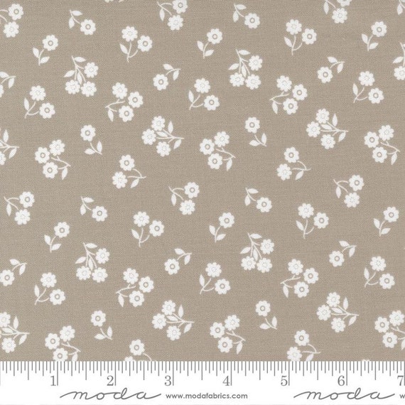 Country Rose Taupe 5173 16 by Lella Boutique for Moda Fabrics