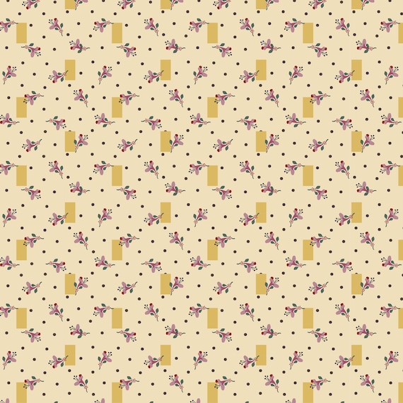 Heritage Garden...DV7527...River Bloom Yellow...Emma Newman of Gathering Thread...Devonstone Collection