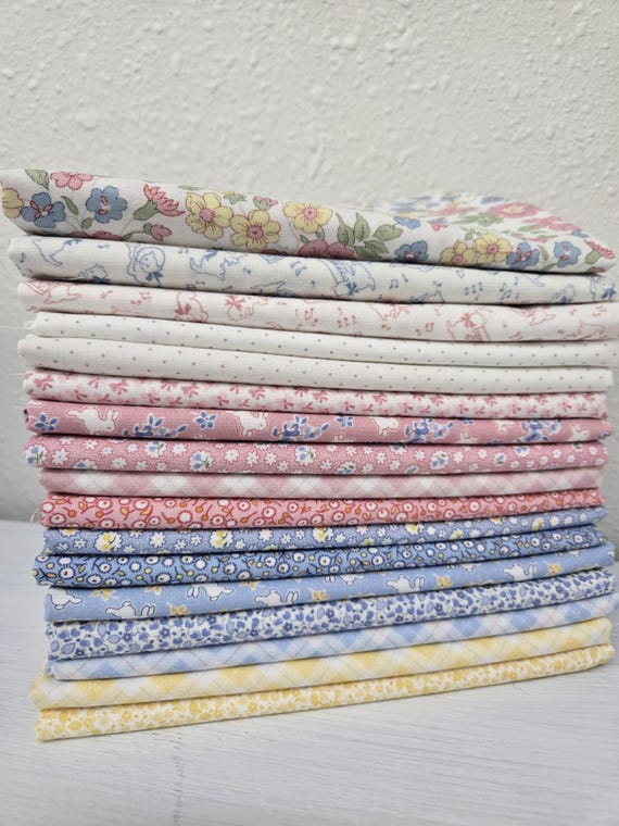 Aunt Grace Rock My Baby...HALF Yard Bundle...Judie Rothermel...Marcus Fabrics...17 prints