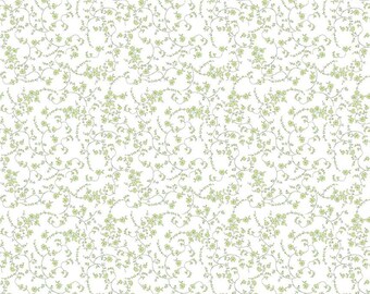 Tulip Cottage Vines White C14263-WHITE designed by Melissa Mortenson for Riley Blake Designs