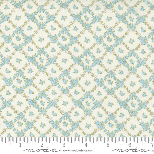 Cottage Linen Closet Linen Sea Glass 18732 13 by Brenda Riddle of Acorn Quilt Company for Moda Fabrics