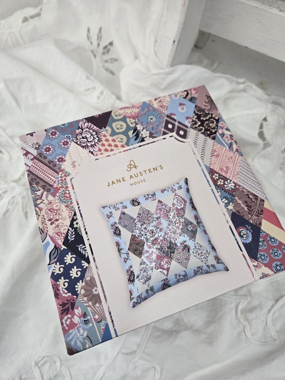 Jane Austen Pillow Cover Kit...Riley Blake Designs...collector box...acrylic