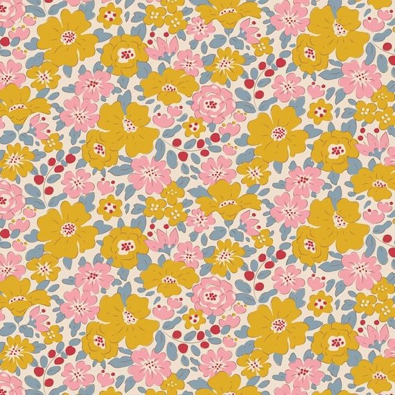Creating Memories...Spring and Easter Pastels...Harper Yellow TIL130122-V15...Tilda fabrics...Tone Finnanger