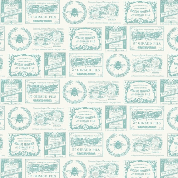 Amelie...TW24 Green...Tanya Whelan...cottage style print...floral