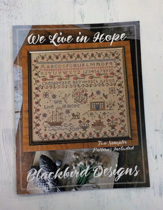 We Live in Hope by Blackbird Designs, cross stitch booklet