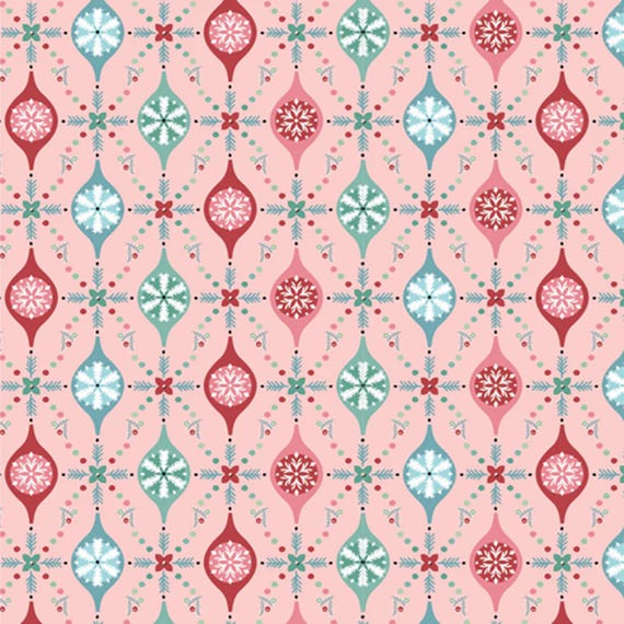 Frost and Flurry...Merry Berries Pink...Sheri McCulley...Poppie Cotton