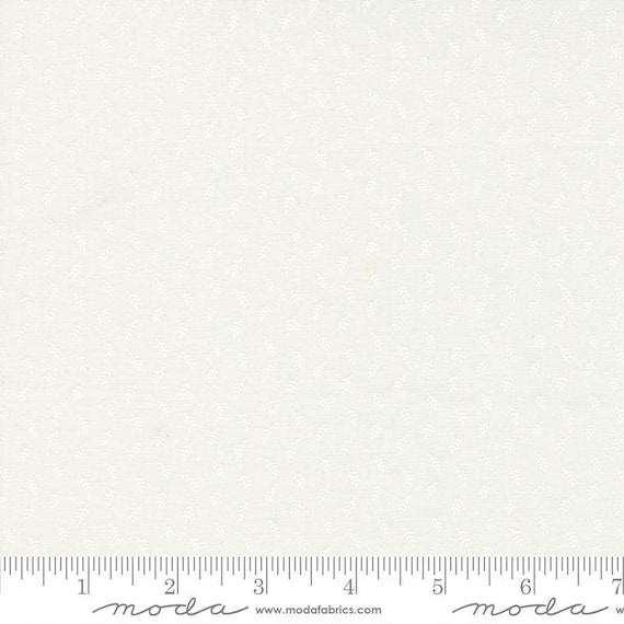 Honeybloom Milk White 44348 21 by 3 Sisters for Moda Fabrics