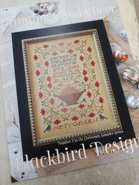 Bringing Good Cheer, Number 3 in the Christmas Series, by Blackbird Designs...cross-stitch design