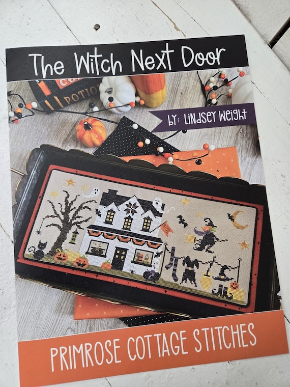 The Witch Next Door...Lindsey Weight for Primrose Cottage Stitches...cross stitch chart