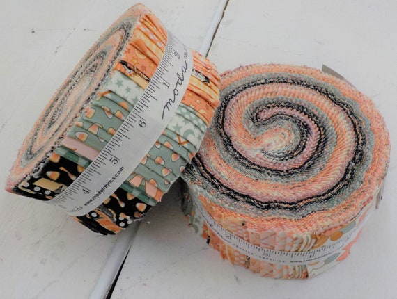 Kitty Corn jelly roll by Urban Chiks for Moda Fabrics, 40--2 1/2 inch strips