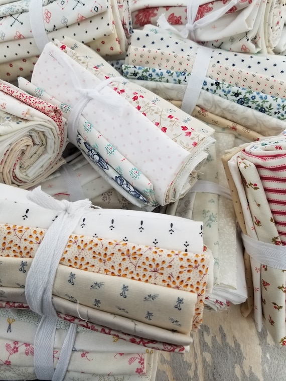 Sugar bundle...fat 8ths...low volume prints