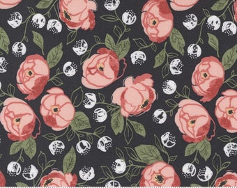 Country Rose Charcoal 5170 17 by Lella Boutique for Moda Fabrics