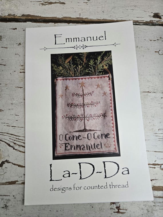 Emmanuel by La-D-Da...cross stitch pattern, Christmas cross stitch