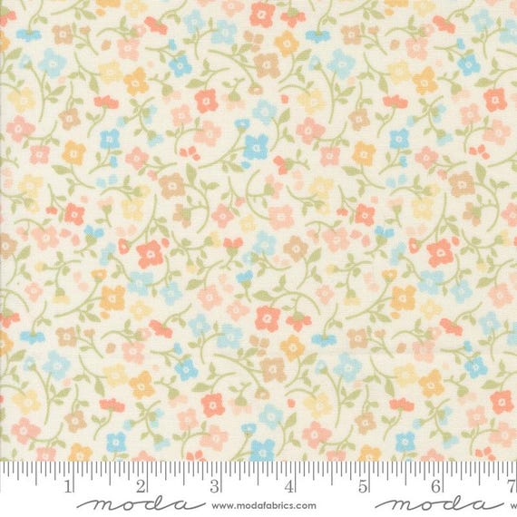 Dainty Meadow...Porcelain 31744 11...Heather Briggs of My Sew Quilty Life...Moda Fabrics
