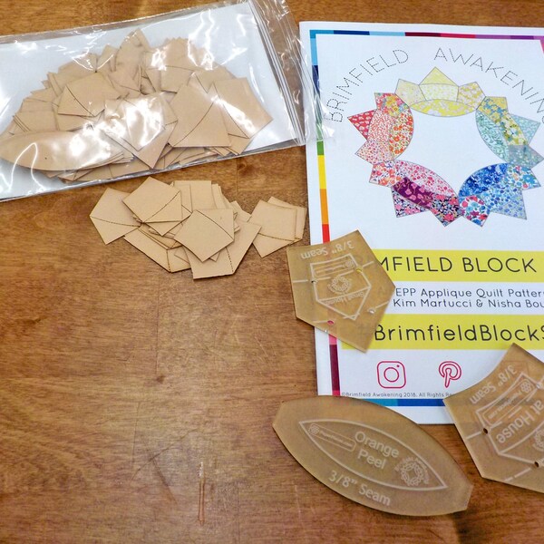 Blooming Star Quilt Pattern by Brimfield Etsy