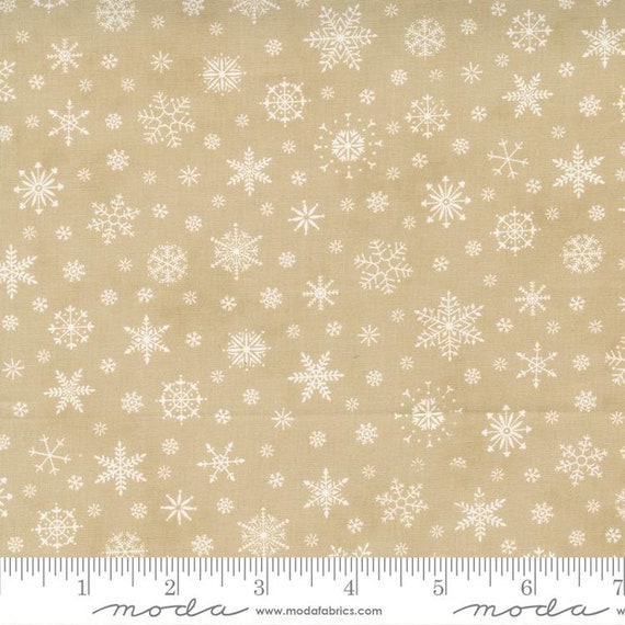 Poinsettia Plaza Parchment 44296 21 by 3 Sisters for Moda Fabrics