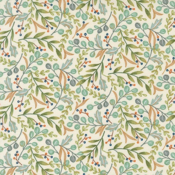 I Love Fall Most of All...Warm White 56143 11...Deb Strain...Moda Fabrics