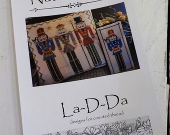 Nutcrackers 3 by La-D-Da...cross stitch pattern, Christmas cross stitch