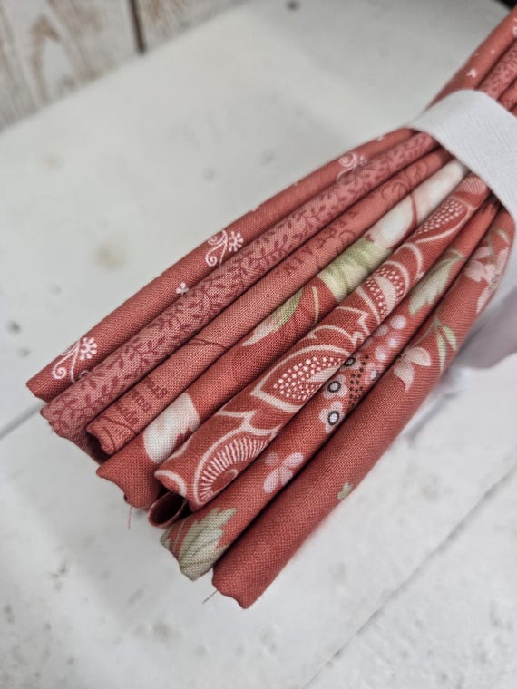 Muse...Scarlet...HALF Yard Bundle...3 Sisters...Moda Fabrics...7 prints