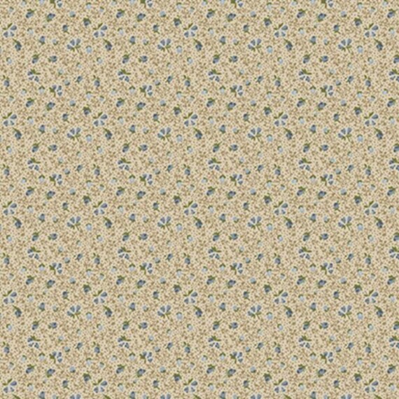 Dressing Gowns...R331258D...Blue Mini Buds...Judie Rothermel...Marcus Fabrics