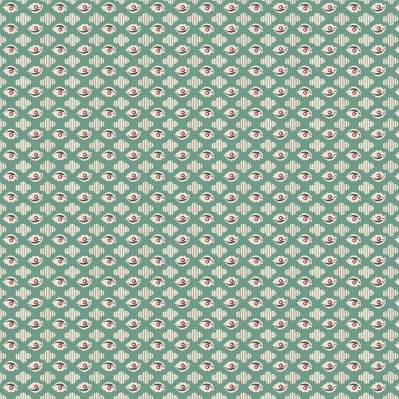 Heritage Garden...DV7518...Heather Fields Green...Emma Newman of Gathering Thread...Devonstone Collection