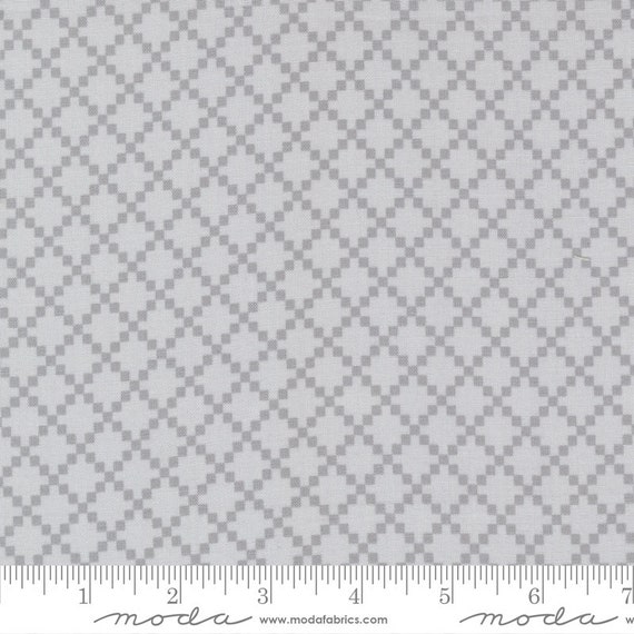 Dwell Nine Patch Gray 55272 18 by Camille Roskelley for Moda Fabrics