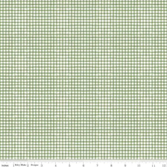 Magical Winterland...Gingham Green C14948-GREEN...Lisa Audit...Riley Blake Designs