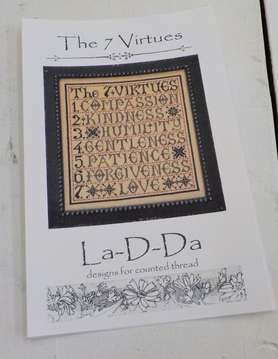 The 7 Virtues by La-D-Da...cross stitch pattern